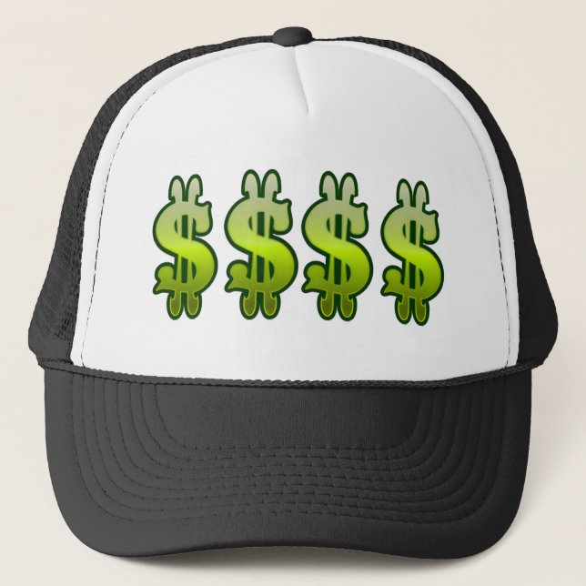 GORRA DE CAMIONERO DOLLAR SIGNS (Anverso)