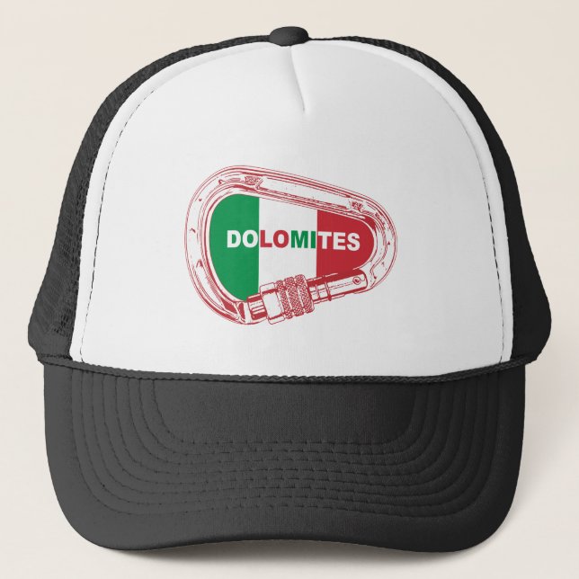 Gorra De Camionero Dolomitas Climbing Carabiner (Anverso)