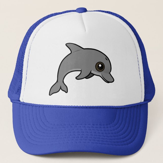 Gorra De Camionero Dolphin embotellana común (Anverso)