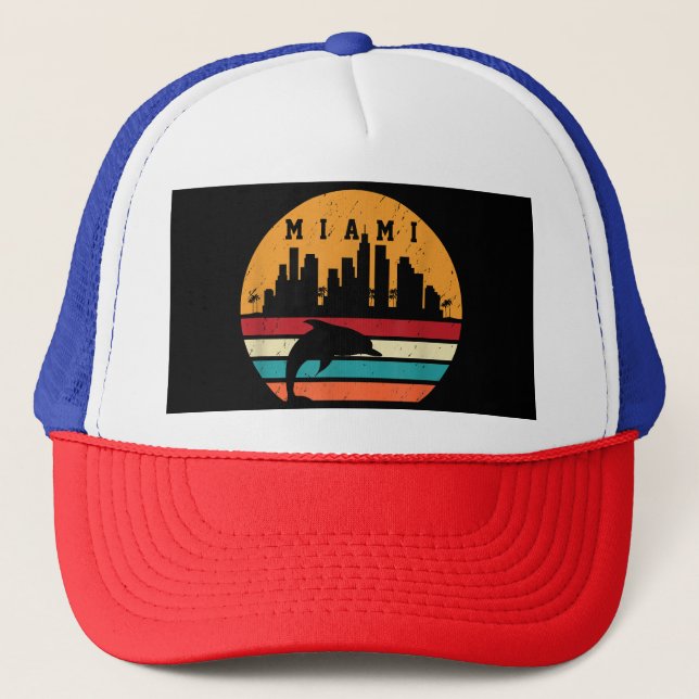 Gorra De Camionero Dolphin Silhouette Souvenir Dolphin Dolhouette de  (Anverso)
