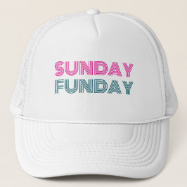 Gorra De Camionero Domingo Divertido Personalizable Divertido
