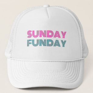 Gorra De Camionero Domingo Divertido Personalizable Divertido