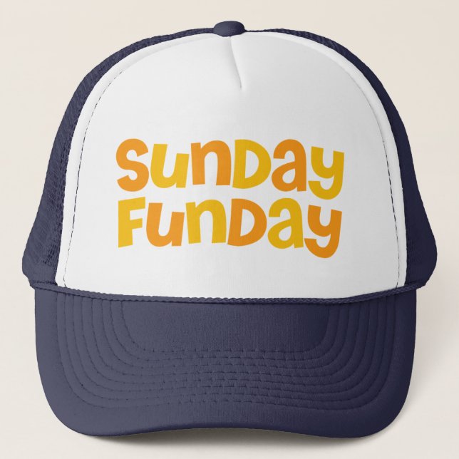 Gorra De Camionero Domingo Funday. (Anverso)