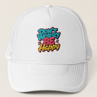 Gorra De Camionero Don’t Worry Be Happy Graffiti Hat