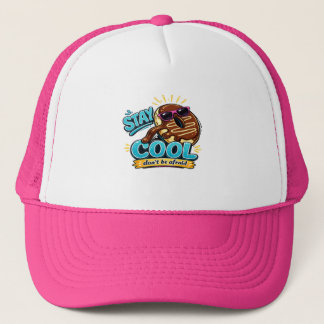 Gorra De Camionero Dona de Stay Cool diseño divertido de mayúsculas