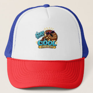Gorra De Camionero Dona de Stay Cool diseño divertido de mayúsculas