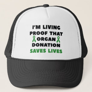 Gorra De Camionero Donación de órganos salva vidas
