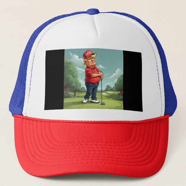 Gorra De Camionero Donald Trump (Anverso)