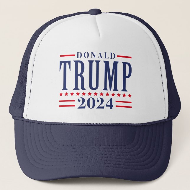 Gorra De Camionero Donald Trump 2024 (Anverso)