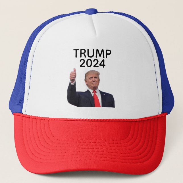 Gorra De Camionero Donald Trump 2024 (Anverso)