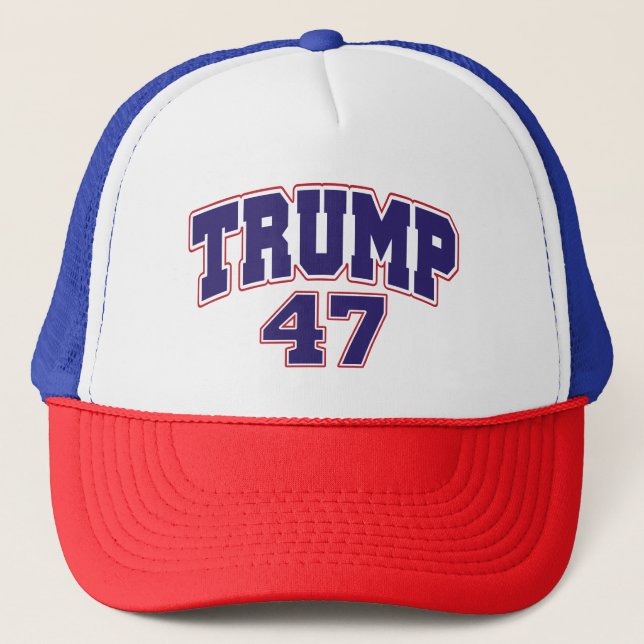 Gorra De Camionero Donald Trump 47 (Anverso)