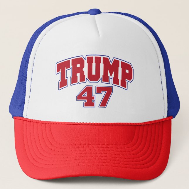 Gorra De Camionero Donald Trump 47 (Anverso)