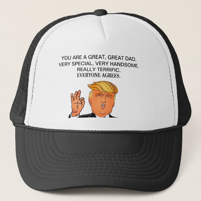 Gorra De Camionero Donald Trump - cumpleaños fabuloso del día de (Anverso)