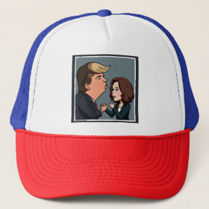 Gorra De Camionero Donald Trump es Kamala Harris la opción decisiva.