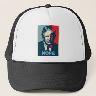 Gorra De Camionero donald trump nope