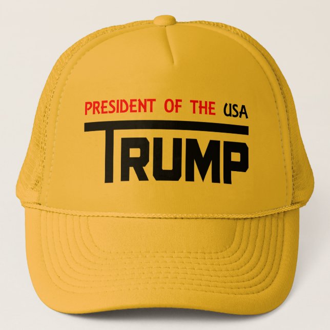 Gorra De Camionero Donald Trump para el presidente (Anverso)