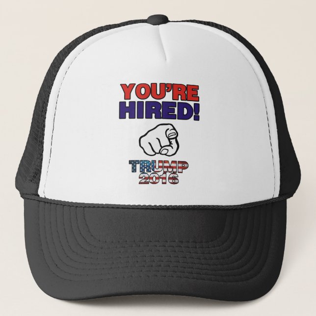 Gorra De Camionero Donald Trump Presidente 2016 (Anverso)