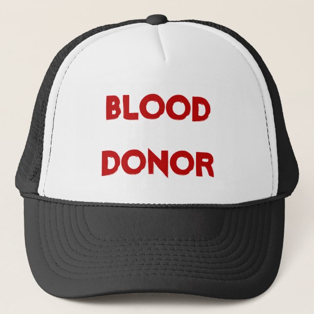 GORRA DE CAMIONERO DONANTE DE SANGRE (Anverso)