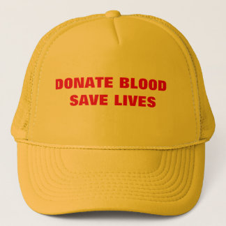 Gorra De Camionero Donar sangre y salvar vidas