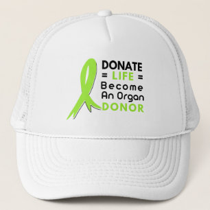 Gorra De Camionero Donar Vida La Donación de Órganos Salva Vidas, Tra