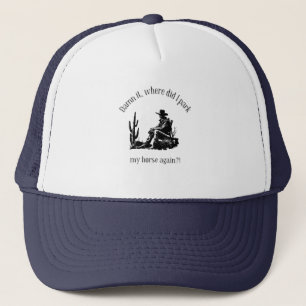 Gorra De Camionero ¿Dónde aparco mi caballo?