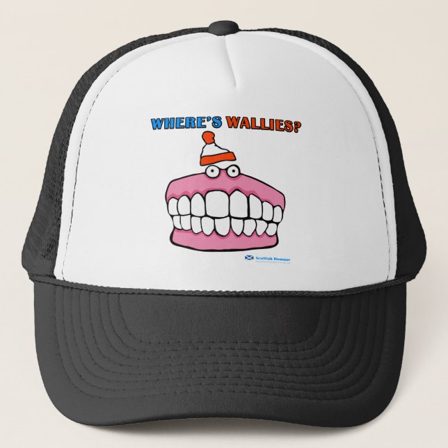 Gorra De Camionero ¿Dónde está Wallies? (Anverso)