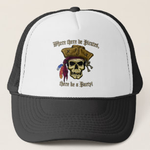 Gorra De Camionero Donde haya piratas