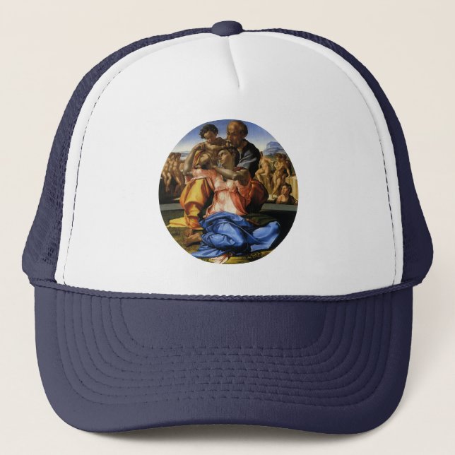 Gorra De Camionero Doni Tondo de Miguel Ángel o Doni Madonna (Anverso)