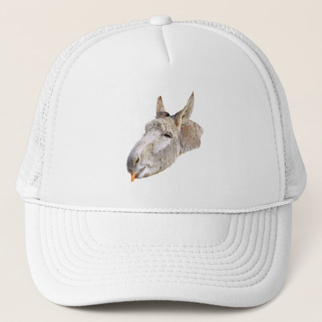 Gorra De Camionero Donkey Llamado Carrot, (Anverso)