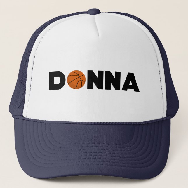 Gorra De Camionero Donna Basketball Trucker Hat (Anverso)