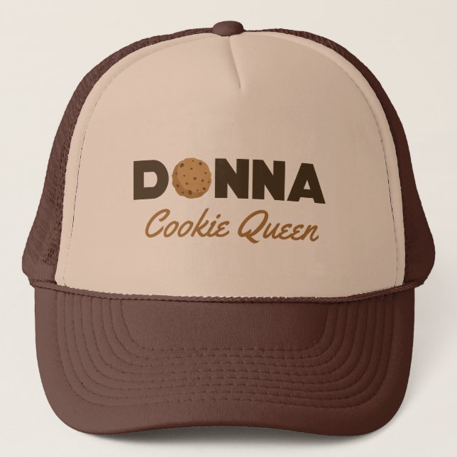 Gorra De Camionero Donna cookie Queen Trucker Hat (Anverso)