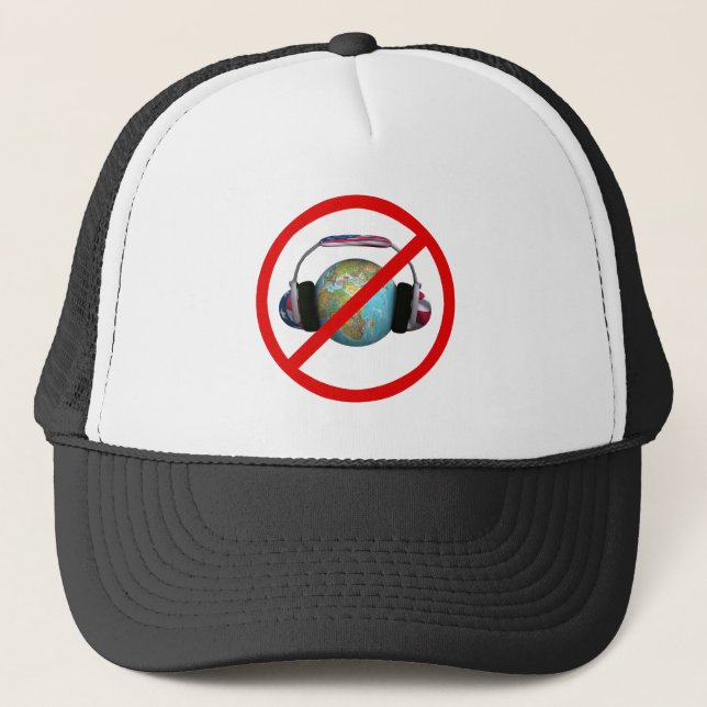 Gorra De Camionero Don't Spy The World (Anverso)