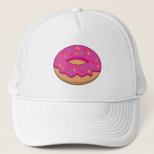 Gorra De Camionero Donut de fresa con Personalizado Sprinkles