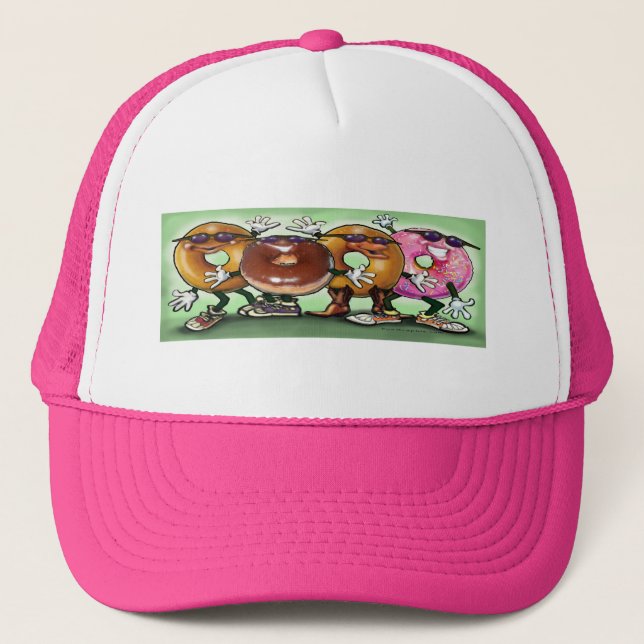 Gorra De Camionero Donut Fiesta (Anverso)