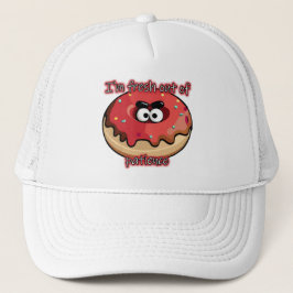 Gorra De Camionero Donut furioso: Fresco por falta de paciencia