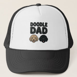 Gorra De Camionero Doodle Dad Diseño de camiseta vintage para papá pe