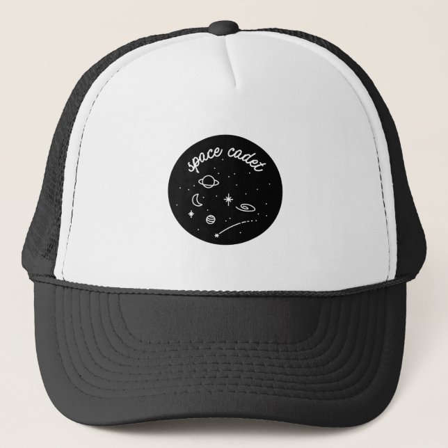 Gorra De Camionero Doodle de Space Cadet (Anverso)
