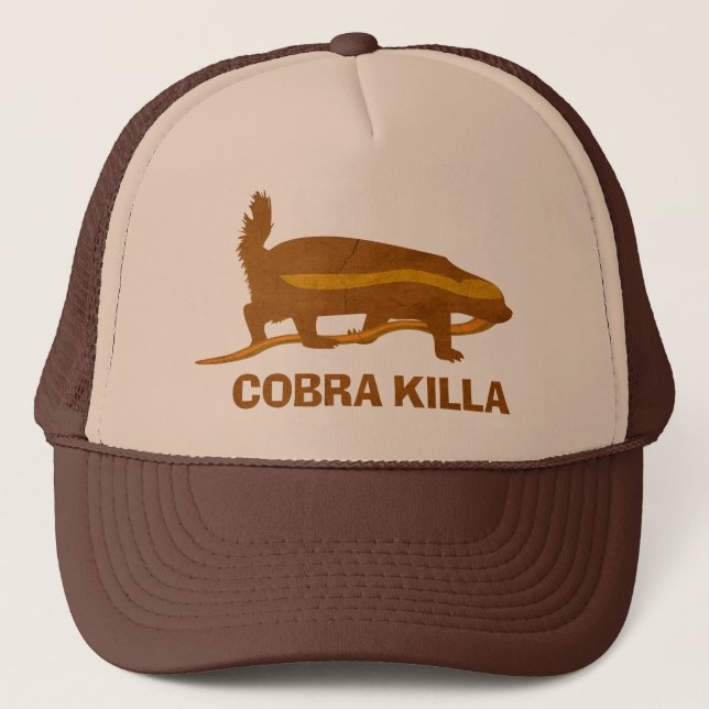 Gorra De Camionero dorada cobra (Anverso)