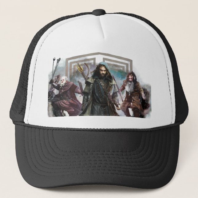 Gorra De Camionero Dori, Kili y Bifur (Anverso)