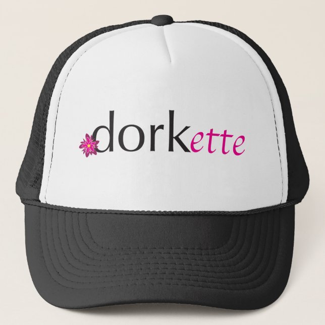 Gorra De Camionero Dorkette rosado (Anverso)