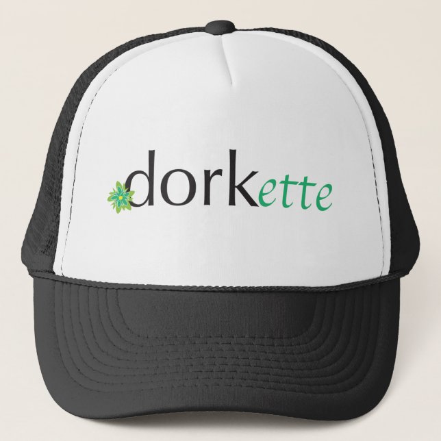 Gorra De Camionero Dorkette verde (Anverso)