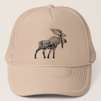 Gorra De Camionero Dos animal - alces/oso