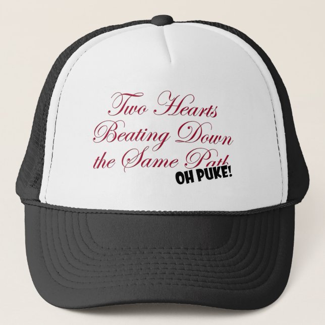 Gorra De Camionero Dos corazones (Anverso)