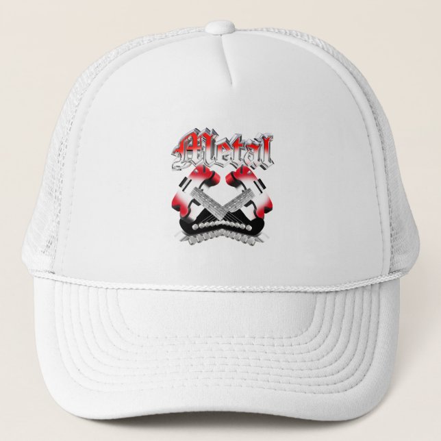 Gorra De Camionero Dos guitarras cruzadas (Anverso)