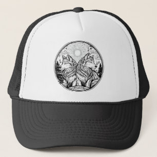Gorra De Camionero Dos lobos
