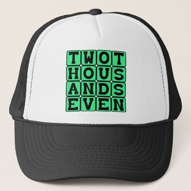 Gorra De Camionero Dos Mil Siete, Año 2007 (Anverso)