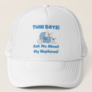 Gorra De Camionero Dos niños gemelos preguntan por mi sobrino