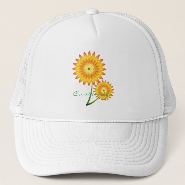 Gorra De Camionero Dos plantas de girasol Thunder_Cove (Anverso)