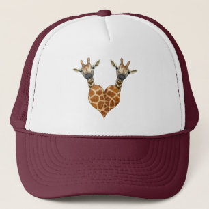 Gorra De Camionero Dos preciosas jirafas