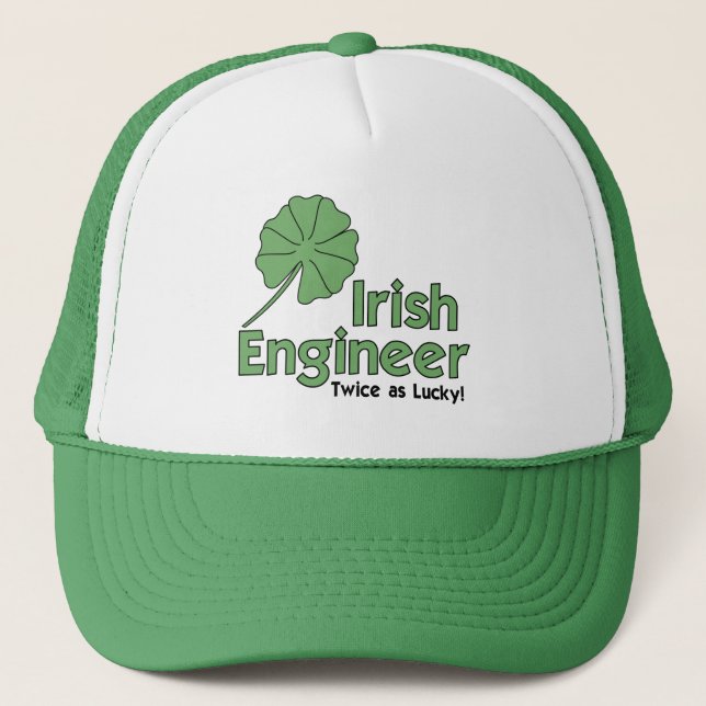 Gorra De Camionero Dos veces como afortunado (Anverso)